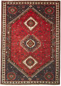 Tappeto Shiraz Persia Geometrico Rosso Blu 220x308 Cm