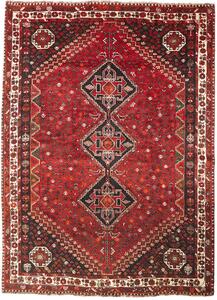 Tappeto Shiraz Persia Astratto Rosso Nero 225x310 Cm