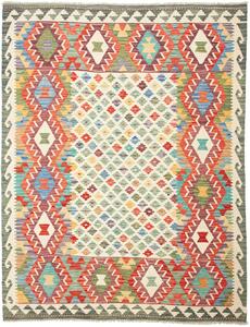 Tappeto Kilim Afghanistan Astratto Multicolore Vivace 178x228 Cm