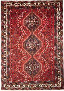 Tappeto Shiraz Persia Geometrico Rosso Blu 213x303 Cm