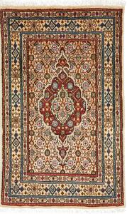 Tappeto Moud Persia Medaglione Crema Rosso 55x90 Cm