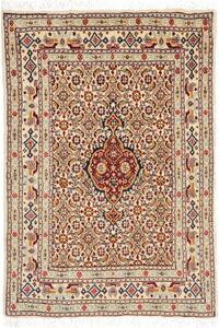 Tappeto Moud Persia Medaglione Avorio Rosso 60x86 Cm