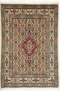 Tappeto Moud Persia Medaglione Crema Rosso 64x92 Cm