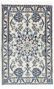 Tappeto Nain Kashmar Persia Medaglione Crema Blu 60x90 Cm