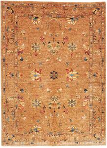 Tappeto Zigler Fine Pakistan Medaglione Terracotta Blu 171x236 Cm