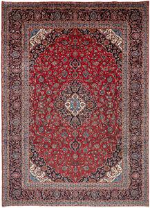 Tappeto Ardakan Persia Medaglione Rosso Blu 290x403 Cm
