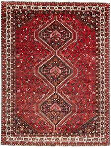 Tappeto Shiraz Persia Geometrico Rosso Bruno 225x300 Cm