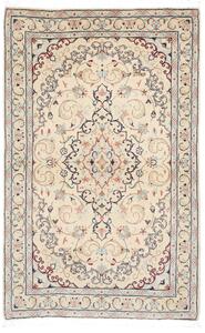 Tappeto Kashan Fine Persia Medaglione Crema Blu 96x150 Cm