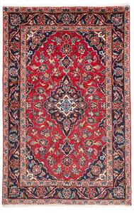 Tappeto Kashan Fine Persia Medaglione Rosso Blu 98x150 Cm