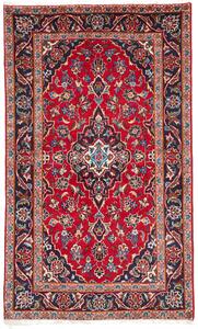 Tappeto Kashan Fine Persia Medaglione Rosso Blu 94x155 Cm