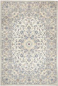 Tappeto Kashan Persia Medaglione Crema Blu 200x295 Cm