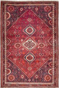 Tappeto Shiraz Persia Geometrico Rosso Blu 223x330 Cm