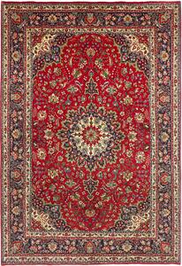 Tappeto Tabriz Persia Medaglione Rosso Blu 200x300 Cm
