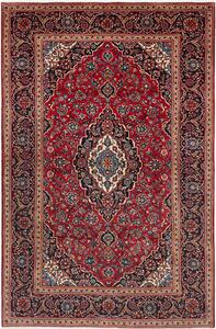 Tappeto Ardakan Persia Medaglione Rosso Blu 195x305 Cm