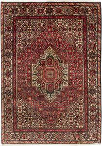 Tappeto Zandjan Persia Geometrico Rosso Crema 137x205 Cm