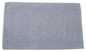 Tappeto bagno rettangolare Eponge in cotone grigio 80 x 50 cm