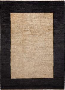 Tappeto Shayan Pakistan Geometrico Beige Nero 151x195 Cm