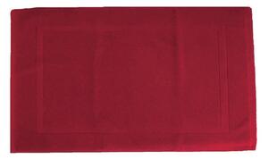 Tappeto bagno rettangolare Eponge in cotone rosso 80 x 50 cm