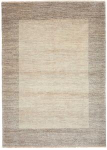 Tappeto Shayan Pakistan Geometrico Crema Tortora 198x248 Cm