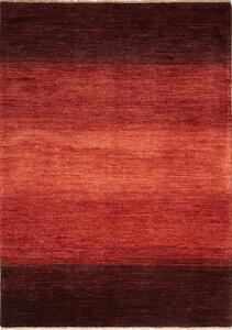 Tappeto Shayan Pakistan Astratto Rosso Sfumato Marrone 147x204 Cm