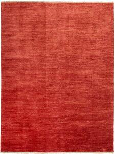 Tappeto Shayan Pakistan Tinta Unita Rosso Mattone 60x89 Cm