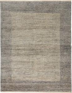 Tappeto Shayan Pakistan Geometrico Grigio Beige 153x196 Cm