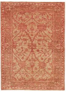 Tappeto Zigler Fine Pakistan Medaglione Terracotta Beige 125x174 Cm