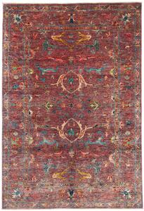 Tappeto Zigler Fine Pakistan Medaglione Bordeaux Multicolor 148x215 Cm