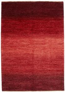 Tappeto Shayan Pakistan Astratto Bordeaux Rosso Degradé 121x186 Cm
