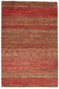 Tappeto Royal Gabbeh Pakistan Geometrico Rosso Beige 123x187 Cm