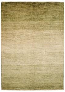 Tappeto Shayan Pakistan Astratto Verde Beige Abrash 172x241 Cm