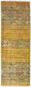 Tappeto Rubin Pakistan Geometrico Ocra Blu 83x242 Cm