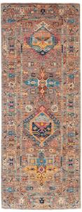 Tappeto Tribal Pakistan Astratto Terra Blu 75x204 Cm
