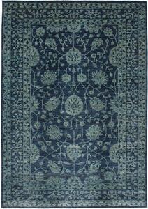 Tappeto Zigler Fine Pakistan Floreale Blu Verde Acqua 203x295 Cm