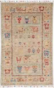 Tappeto Rubin Pakistan Astratto Sabbia Multicolore 79x124 Cm