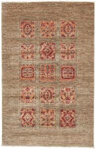 Tappeto Bakhtiyar Pakistan Geometrico Terra Rosso 98x153 Cm