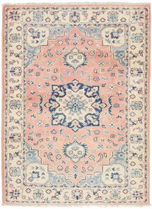 Tappeto Kazak Afghanistan Medaglione Rosa Blu 84x113 Cm