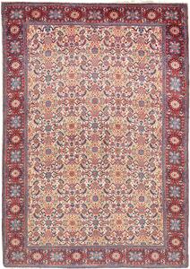 Tappeto Sarough Persia Floreale Beige Rosso 102x150 Cm