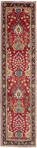 Tappeto Tabriz Persia Floreale Rosso Blu 82x342 Cm