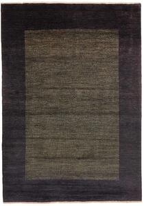 Tappeto Shayan Pakistan Geometrico Antracite Oro 207x292 Cm
