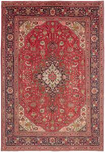 Tappeto Tabriz Persia Medaglione Rosso Blu Beige 200x288 Cm