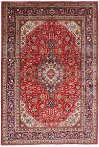 Tappeto Tabriz Persia Geometrico Rosso Blu 200x298 Cm