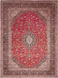 Tappeto Ardakan Persia Medaglione Rosso Blu 290x397 Cm