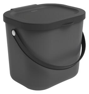 Pattumiera Albula ROTHO manuale grigio 6 L