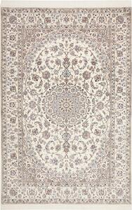 Tappeto Nain 6la Persia Medaglione Crema Tabacco 159x244 Cm