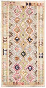 Tappeto Kilim Afghanistan Geometrico Multicolore Pastello 104x198 Cm
