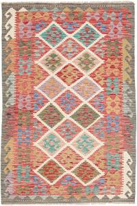 Tappeto Kilim Afghanistan Geometrico Multicolore Pastello 122x183 Cm