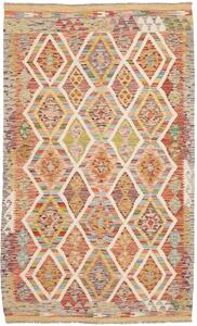 Tappeto Kilim Afghanistan Geometrico Multicolore Pastello 124x204 Cm