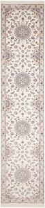 Tappeto Nain 6la Persia Floreale Avorio Blu 87x412 Cm