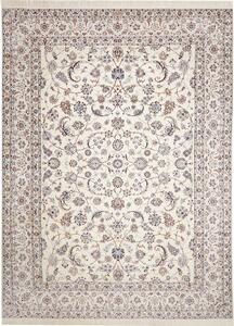 Tappeto Nain 6la Persia Floreale Avorio Blu 257x350 Cm